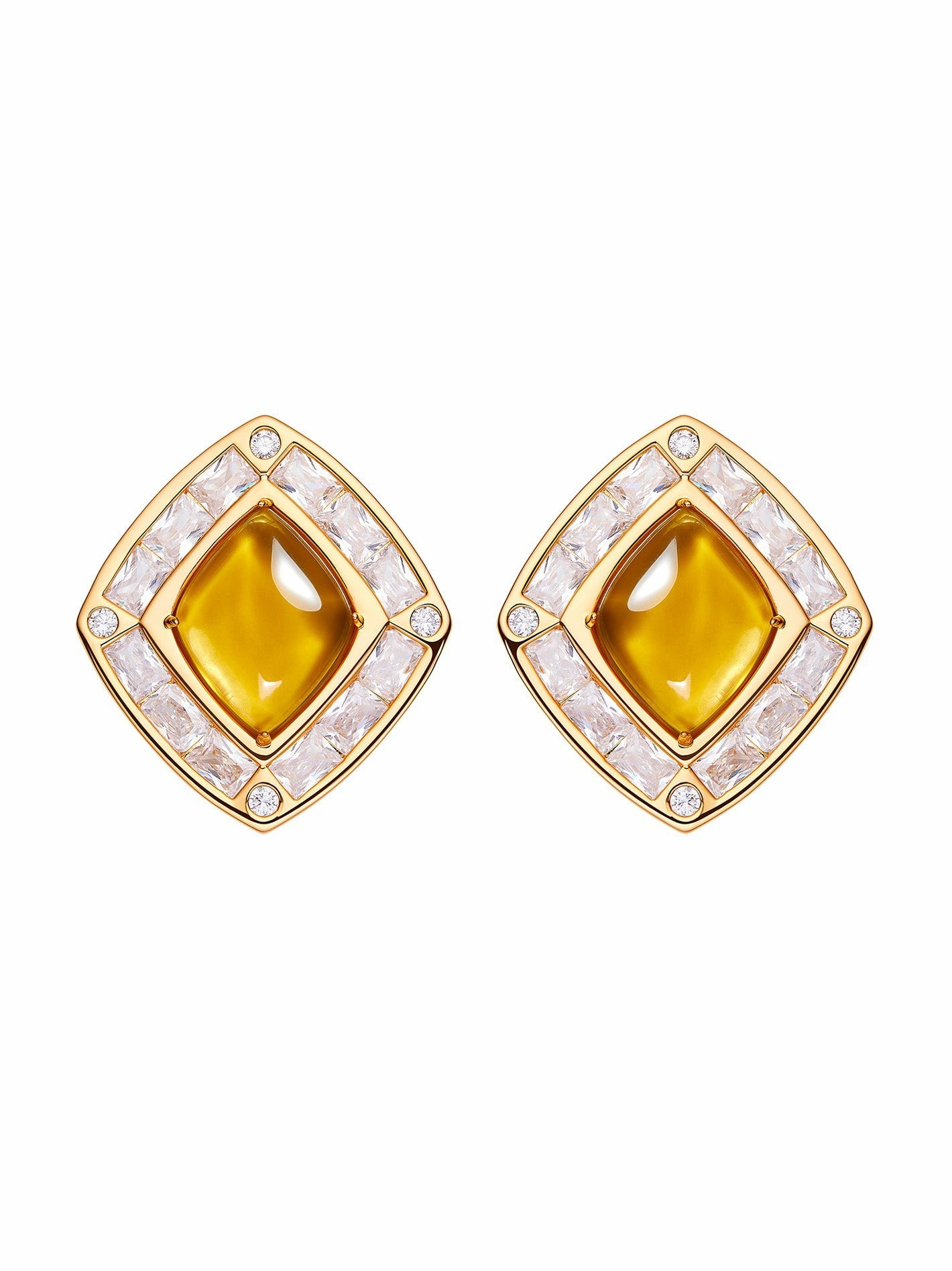 Bianca Earrings: Yellow Earrings for Cocktail Party | Nana Jacqueline