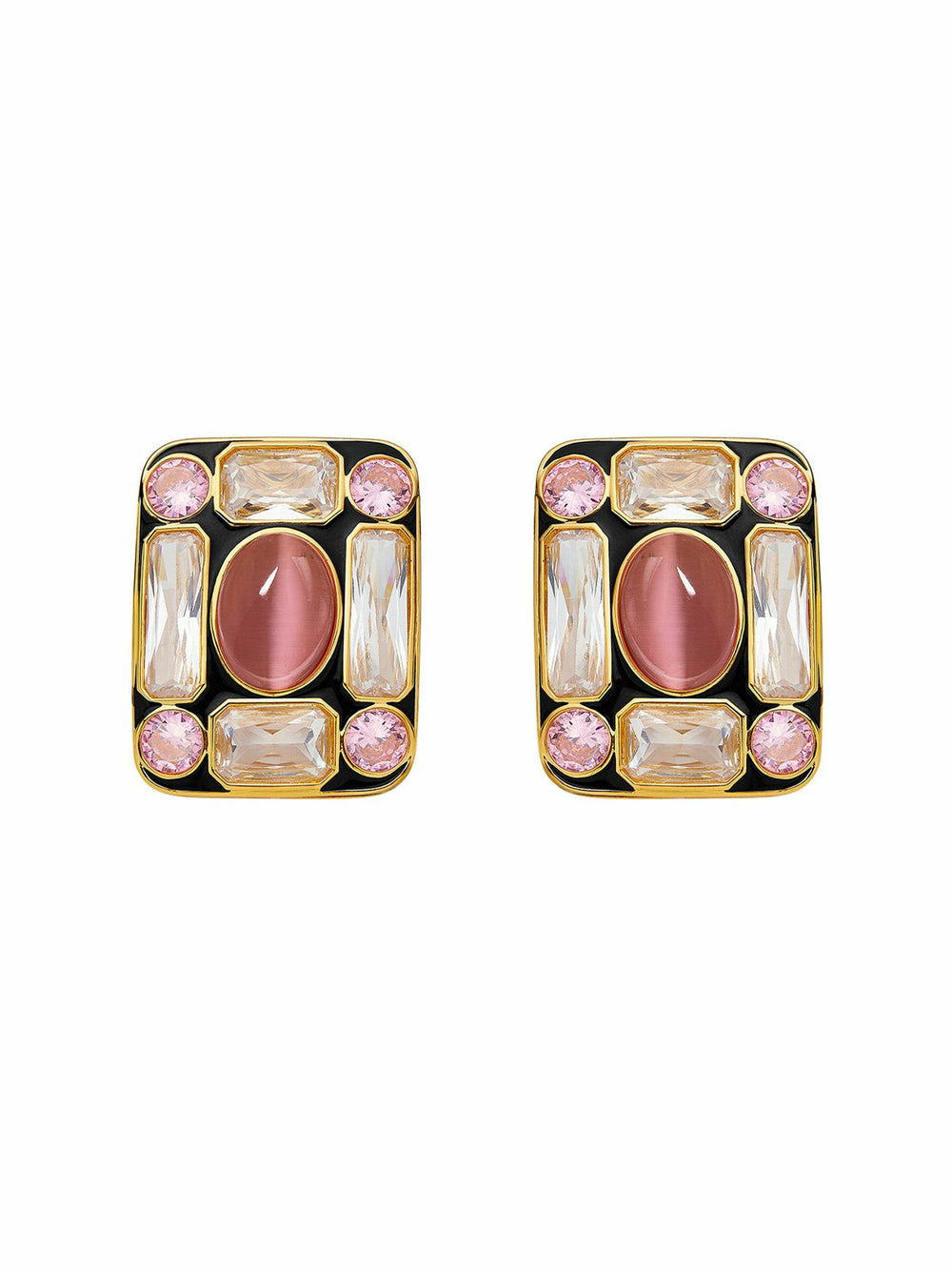 Mirabel Earrings: Pink Earrings for Cocktail Party | Nana Jacqueline