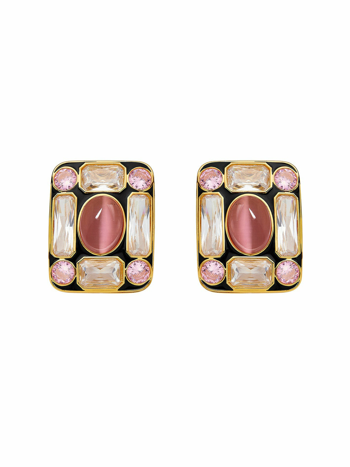 Mirabel Earrings: Pink Earrings for Cocktail Party | Nana Jacqueline