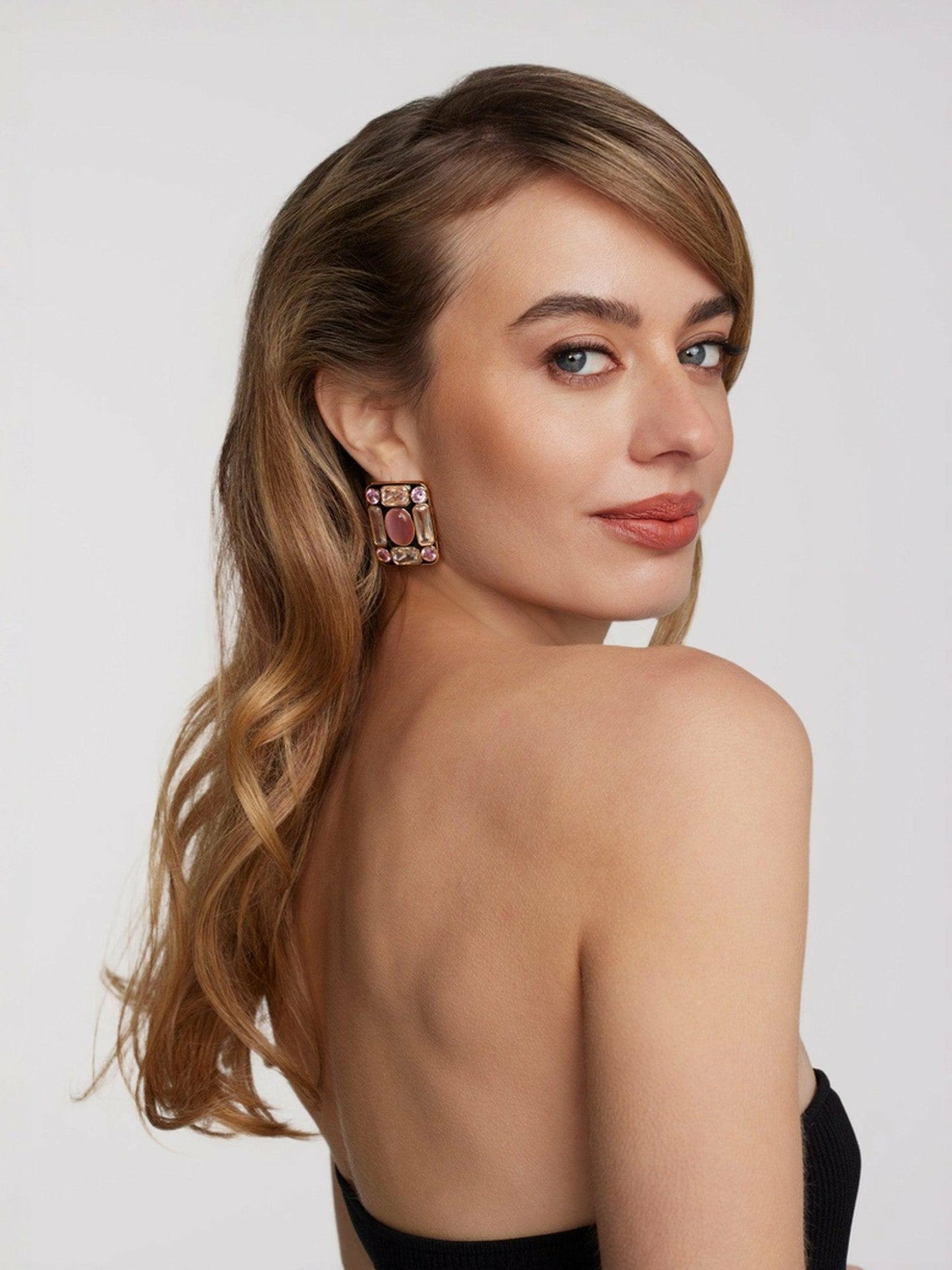 Mirabel Earrings: Pink Earrings for Cocktail Party | Nana Jacqueline