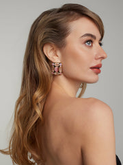 Mirabel Earrings: Pink Earrings for Cocktail Party | Nana Jacqueline