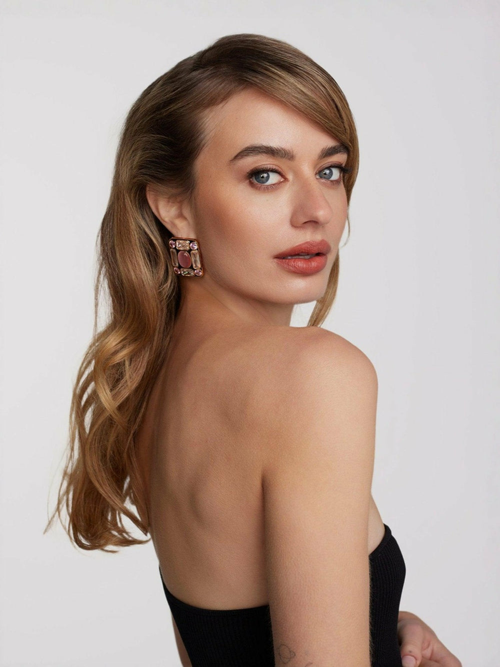 Mirabel Earrings: Pink Earrings for Cocktail Party | Nana Jacqueline