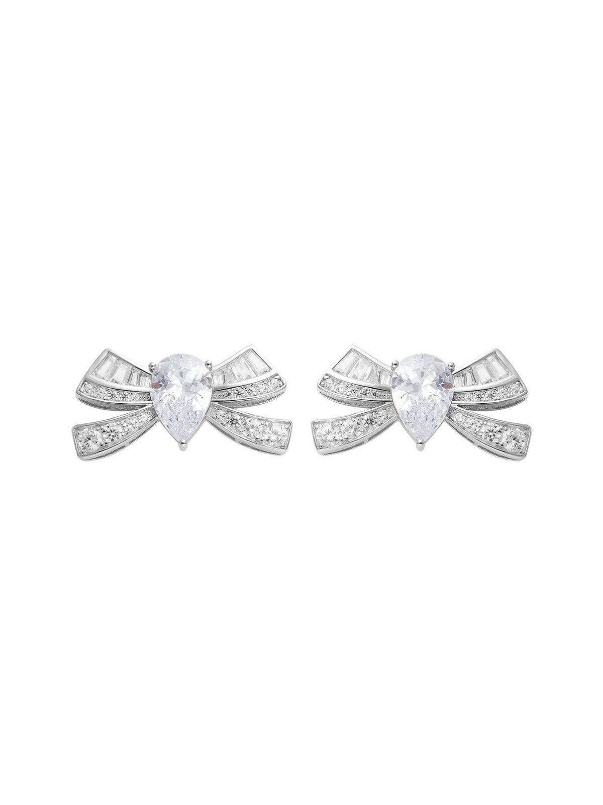 Claira Earrings: White Earrings for Bridal Shower | Nana Jacqueline