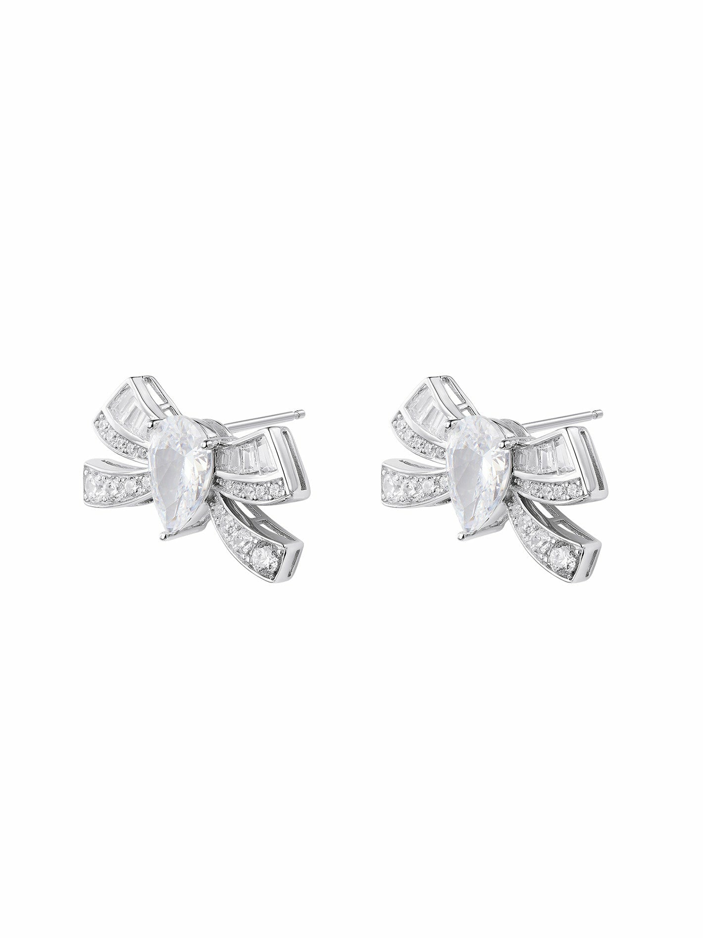 Claira Earrings: White Earrings for Bridal Shower | Nana Jacqueline