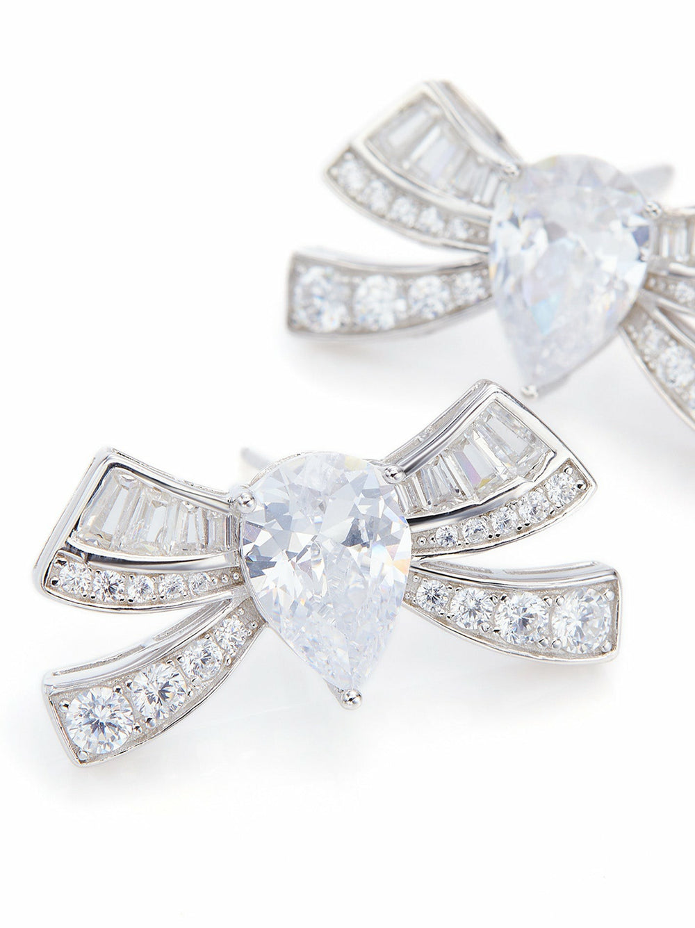 Claira Earrings: White Earrings for Bridal Shower | Nana Jacqueline
