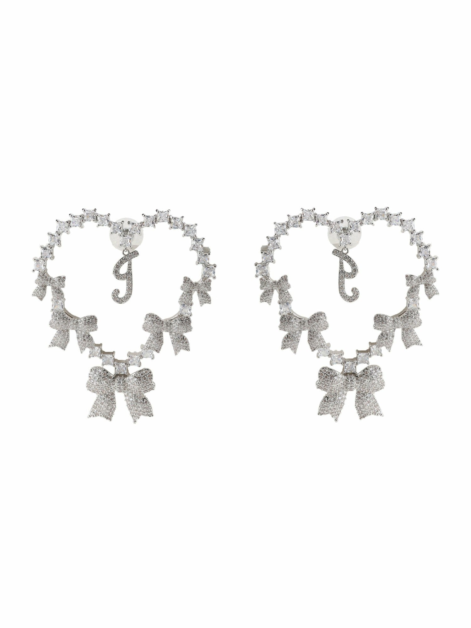 Limited Edition NJ Love Earrings: Silver Earrings for Party | Nana Jacqueline