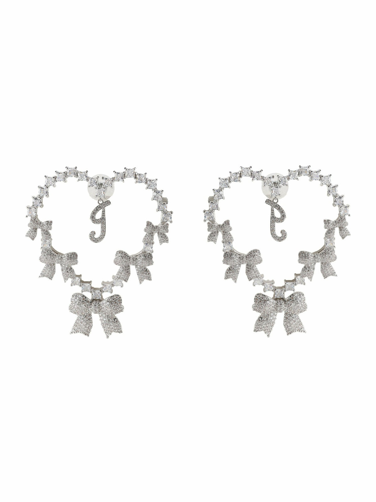 Limited Edition NJ Love Earrings: Silver Earrings for Party | Nana Jacqueline
