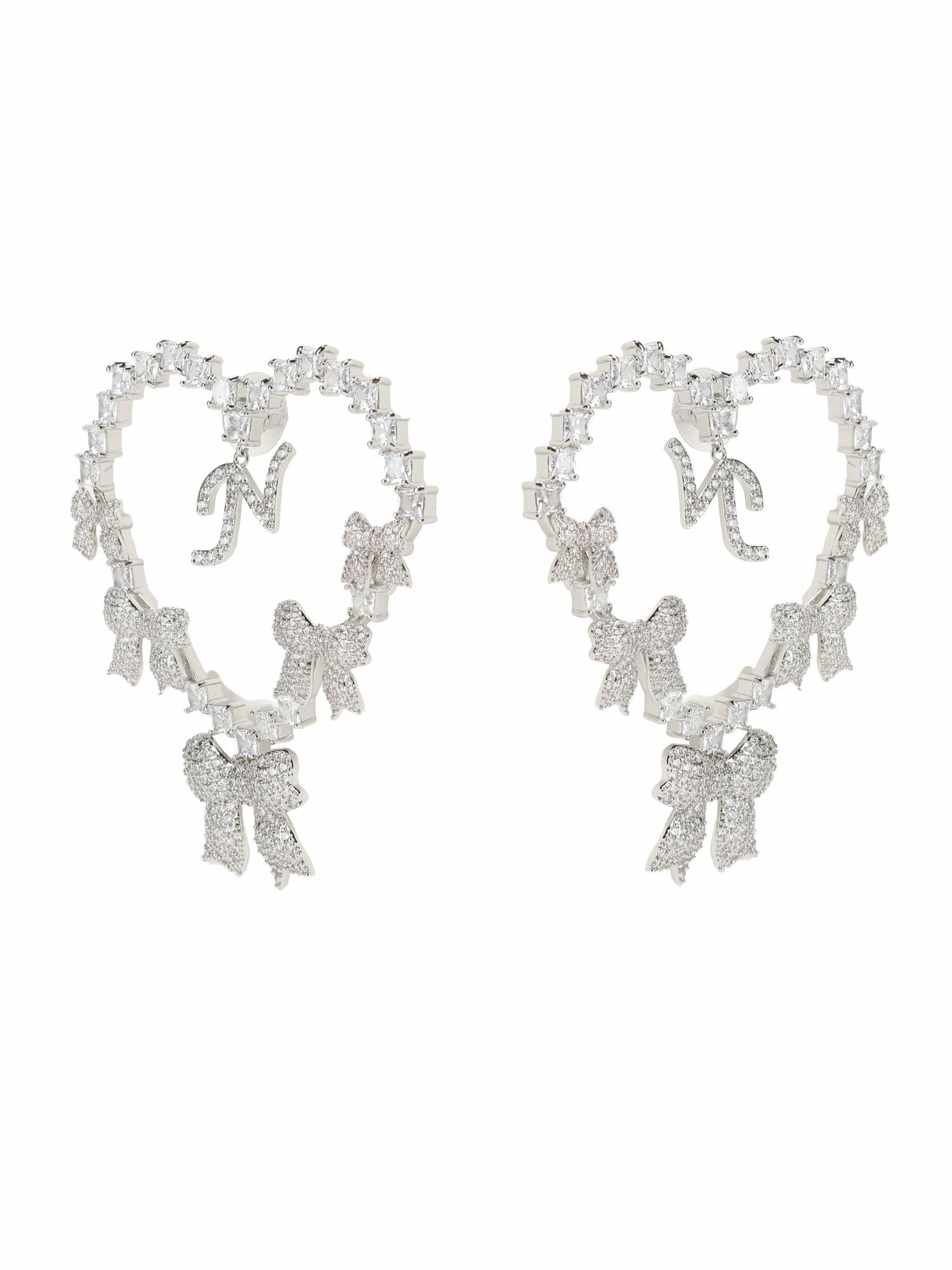Limited Edition NJ Love Earrings: Silver Earrings for Party | Nana Jacqueline