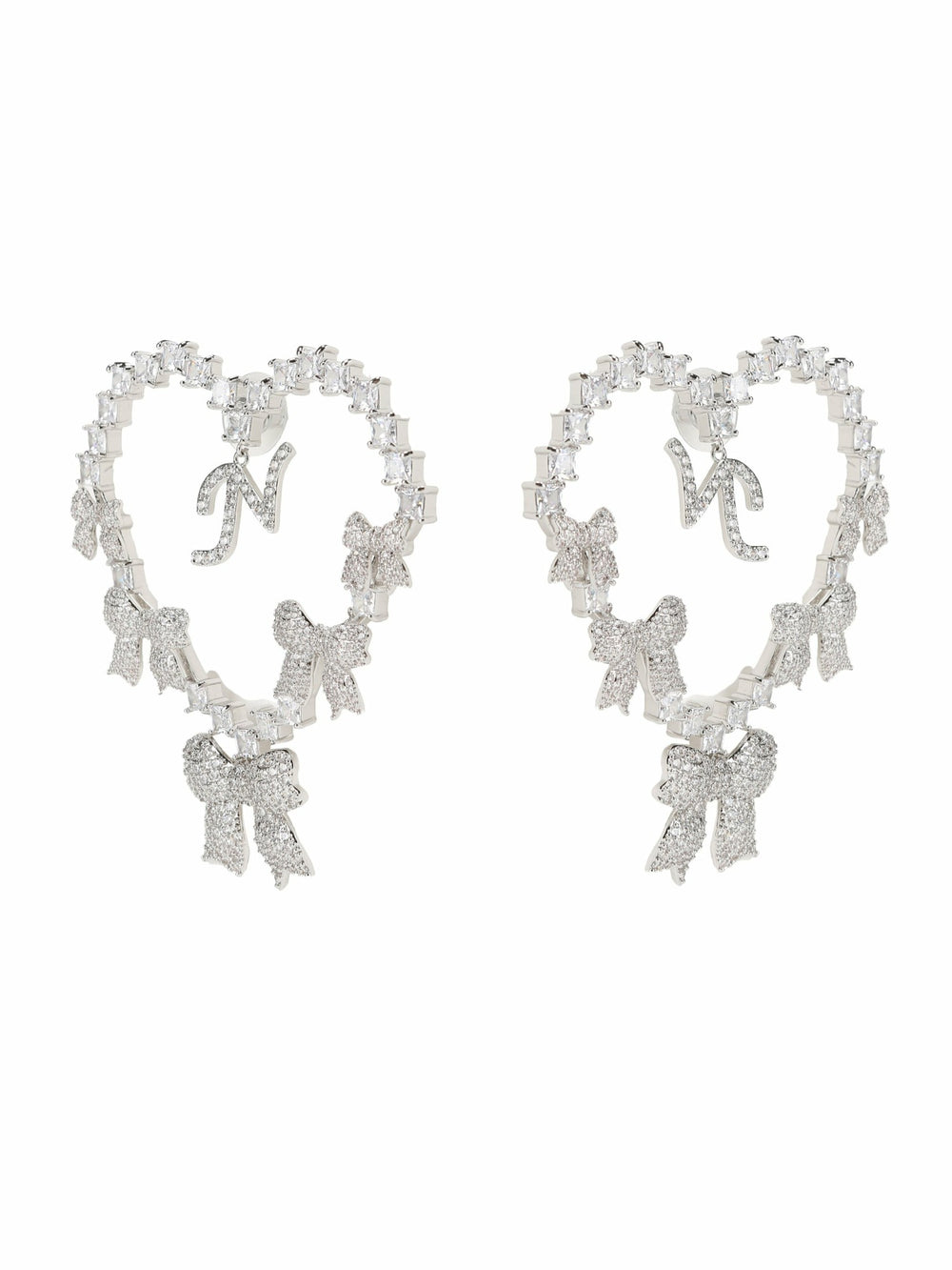 Limited Edition NJ Love Earrings: Silver Earrings for Party | Nana Jacqueline