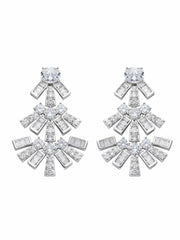Claira Earrings: White Earrings for Bridal Shower | Nana Jacqueline