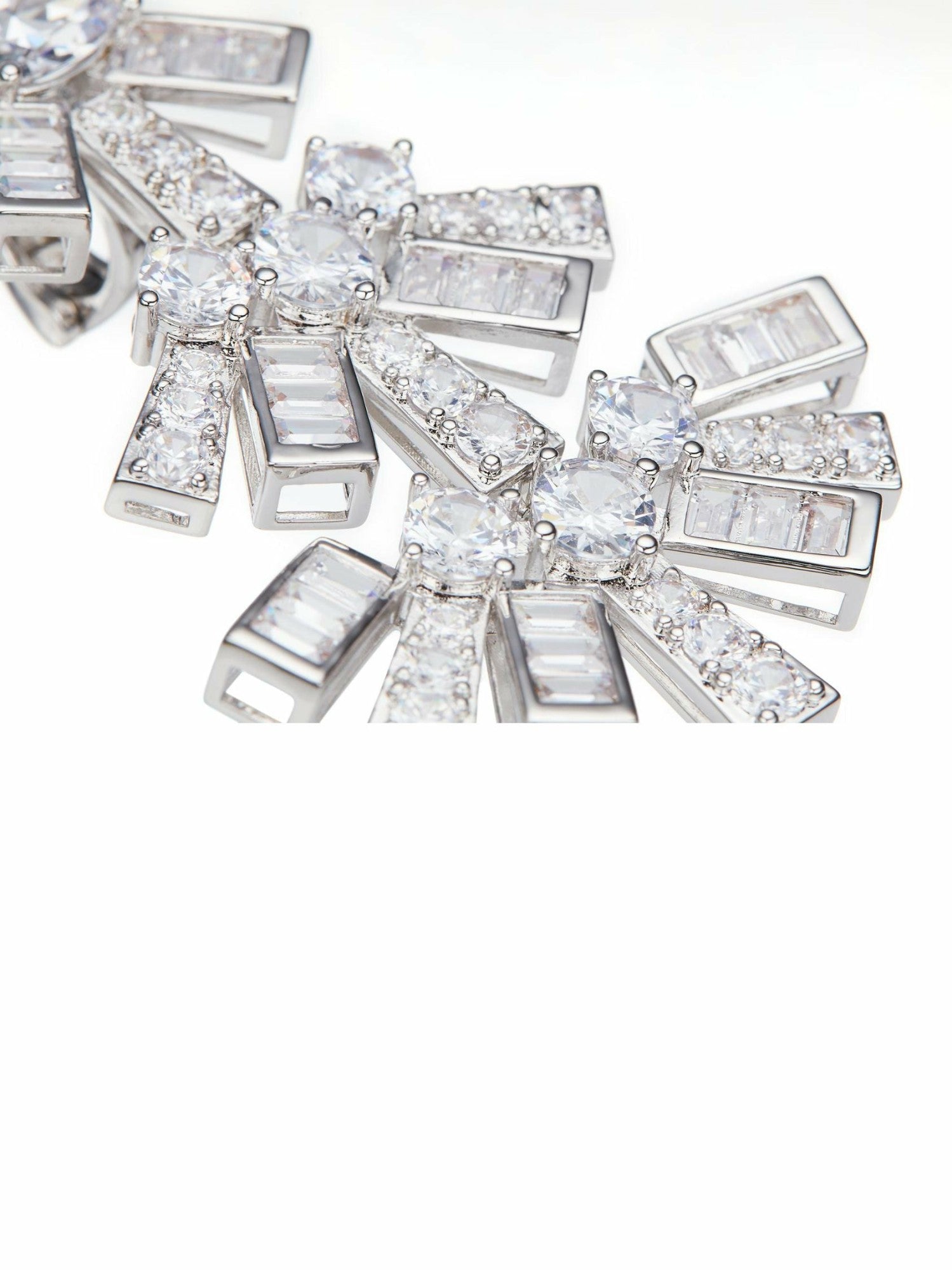 Claira Earrings: White Earrings for Bridal Shower | Nana Jacqueline