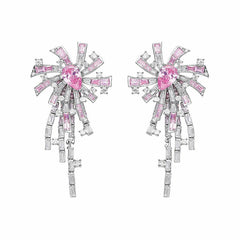 Candace Tassel Earrings: Pink Earrings for Party | Nana Jacqueline