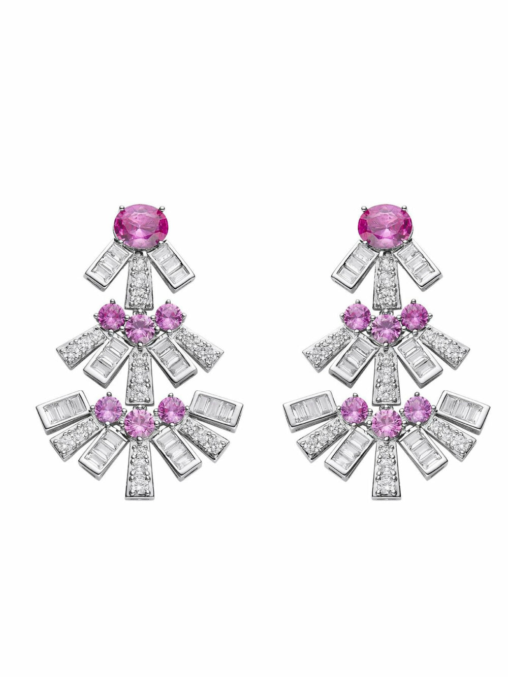 Claira Earrings: Pink Earrings for Cocktail Party | Nana Jacqueline