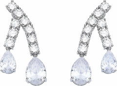 Miah Earrings: Silver Earrings for Cocktail Party | Nana Jacqueline