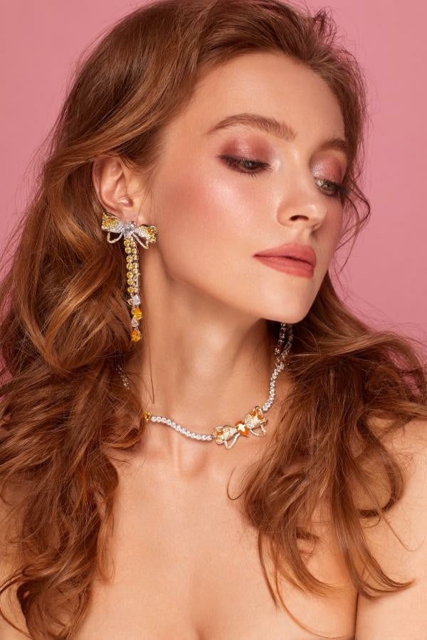 Dakota Butterfly Earrings: Gold Earrings for Cocktail Party | Nana Jacqueline