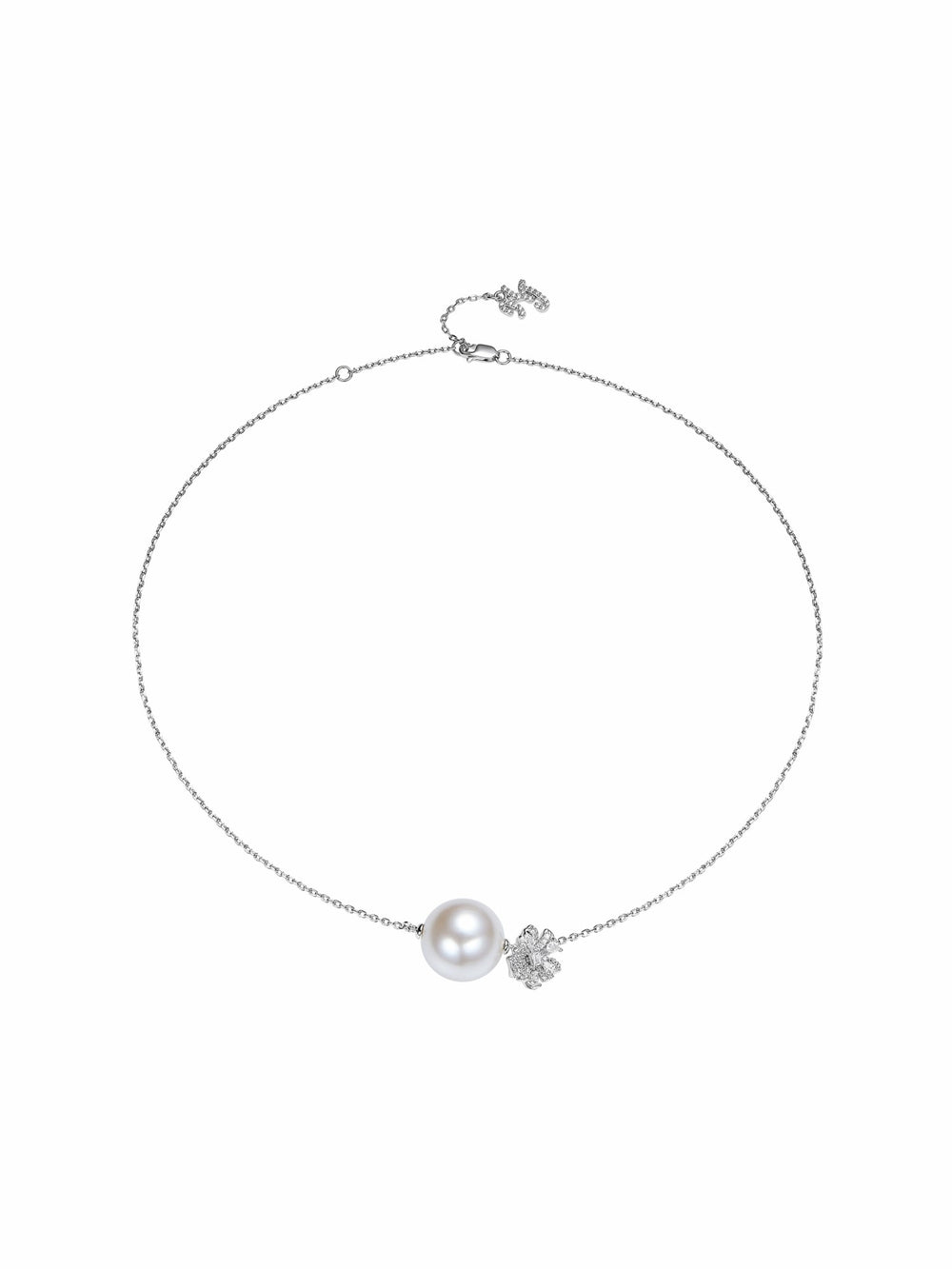 Lovelle Floral Pearl White Necklace | Nana Jacqueline