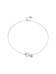 Lovelle Floral Pearl White Necklace | Nana Jacqueline