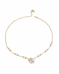 Amor Necklace: White Pearl Necklace for Bridal Shower | Nana Jacqueline