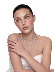 Yvette Pear-Cut Crystal Pendant Necklace | Nana Jacqueline
