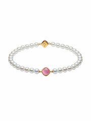 Ilana Pearl Necklace: White Pearl Necklace for Bridal Shower | Nana Jacqueline