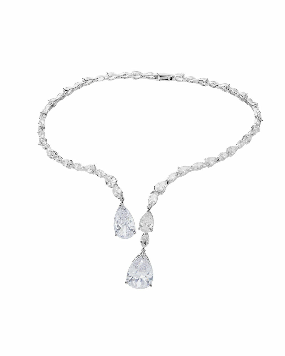 Marilyn Necklace: Silver Necklace for Bridal Events | Nana Jacqueline