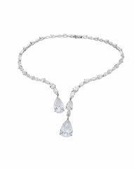Marilyn Necklace: Silver Necklace for Bridal Events | Nana Jacqueline