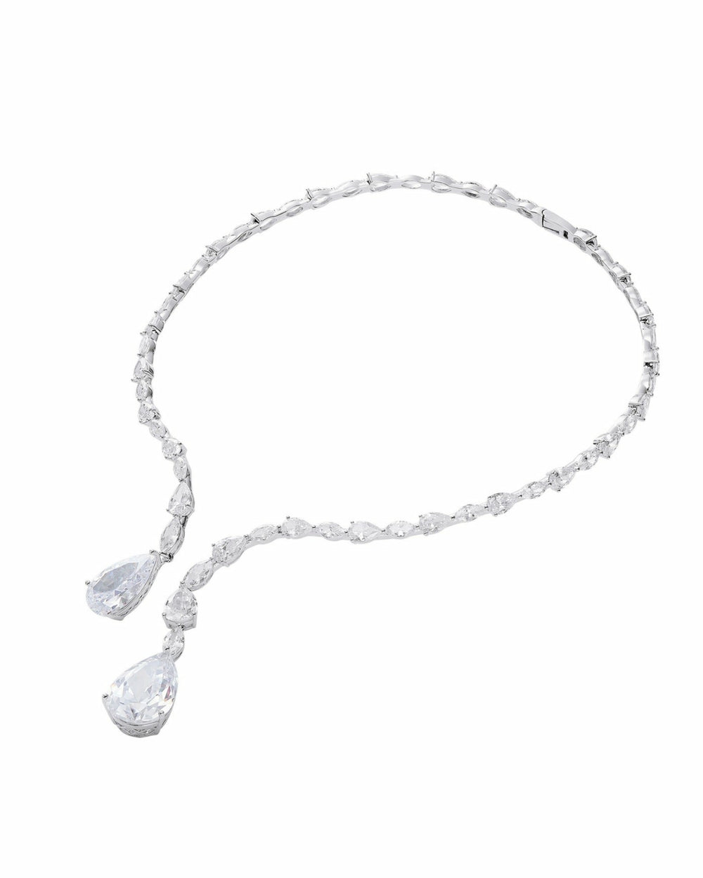 Marilyn Necklace: Silver Necklace for Bridal Events | Nana Jacqueline