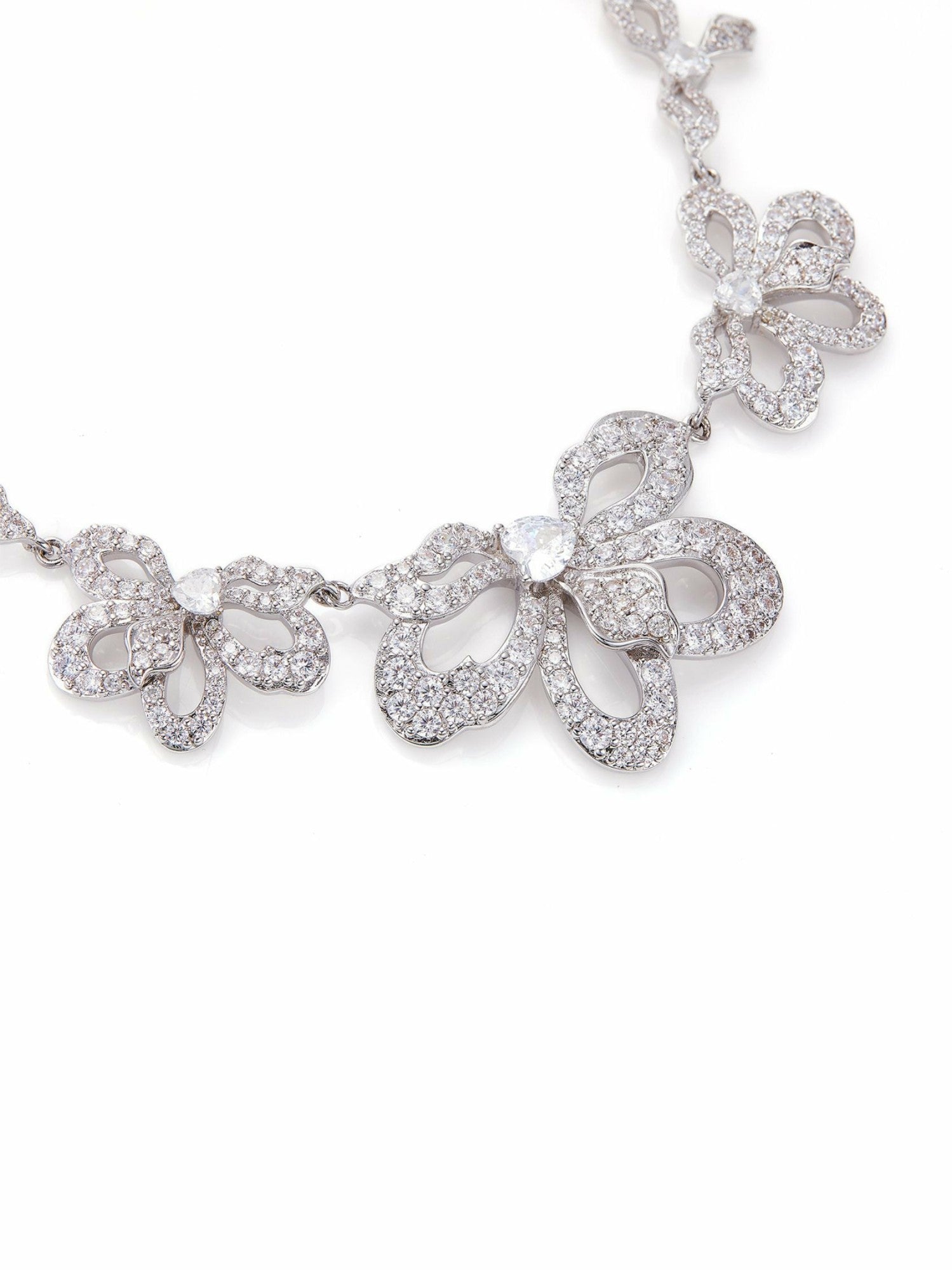 Aurora Necklace: White Necklace for Formal Events | Nana Jacqueline