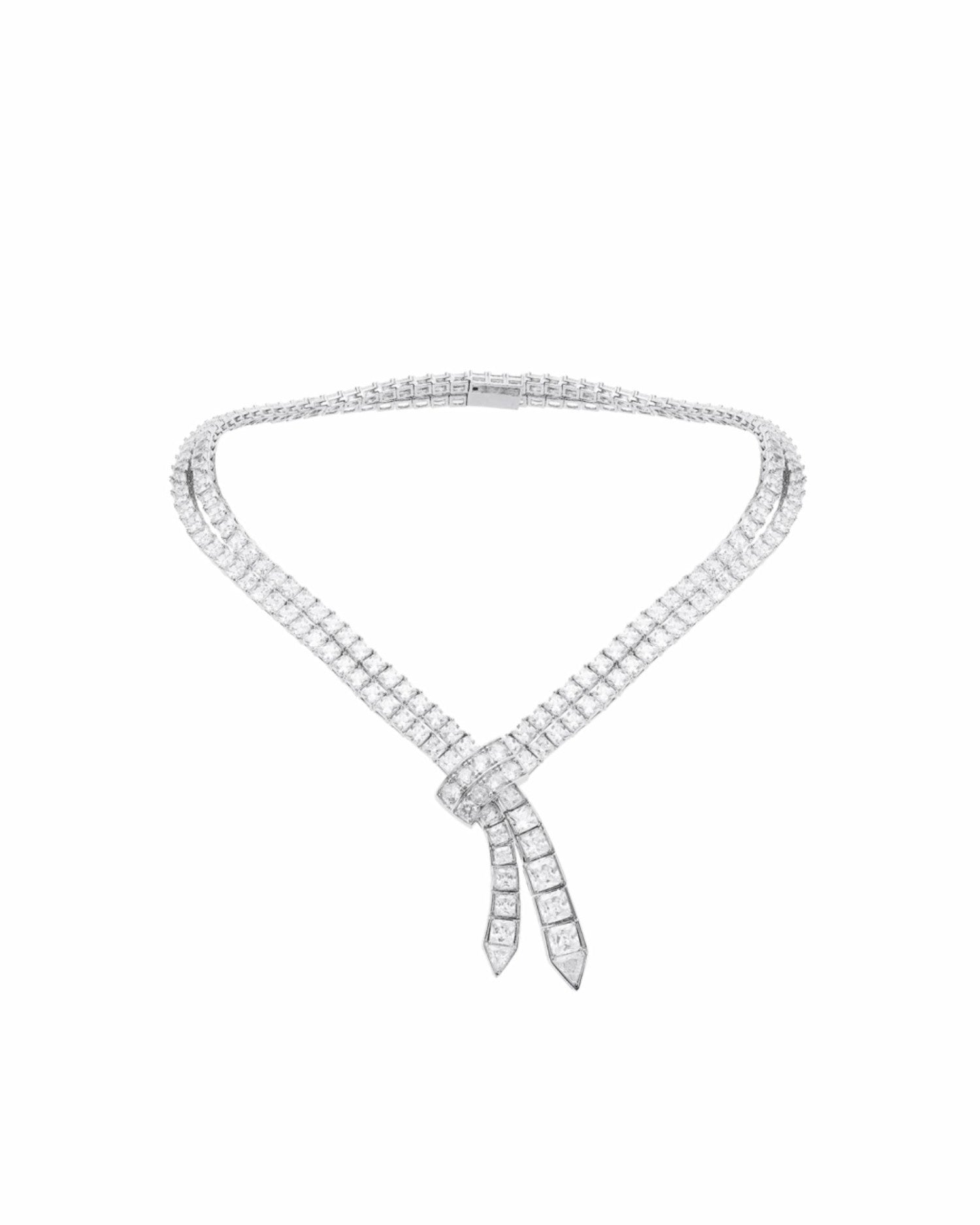Fiona Necklace: White Necklace for Formal Events | Nana Jacqueline