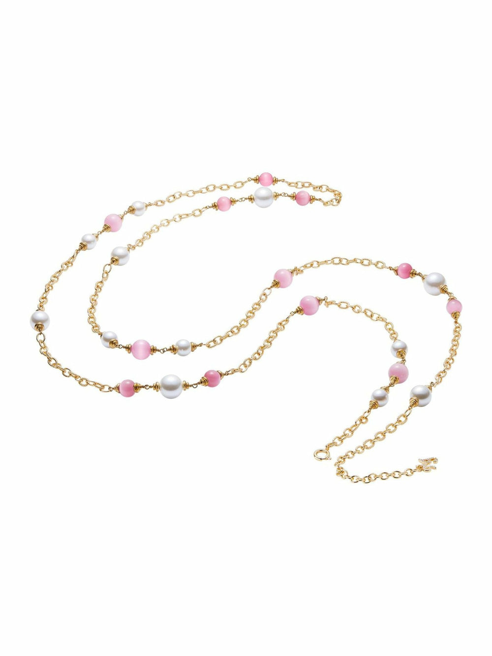 Isabella Pearl Necklace: Pink Necklace for Bridal Shower | Nana Jacqueline