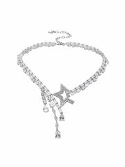 Ella Necklace: Silver Necklace for Cocktail Party | Nana Jacqueline