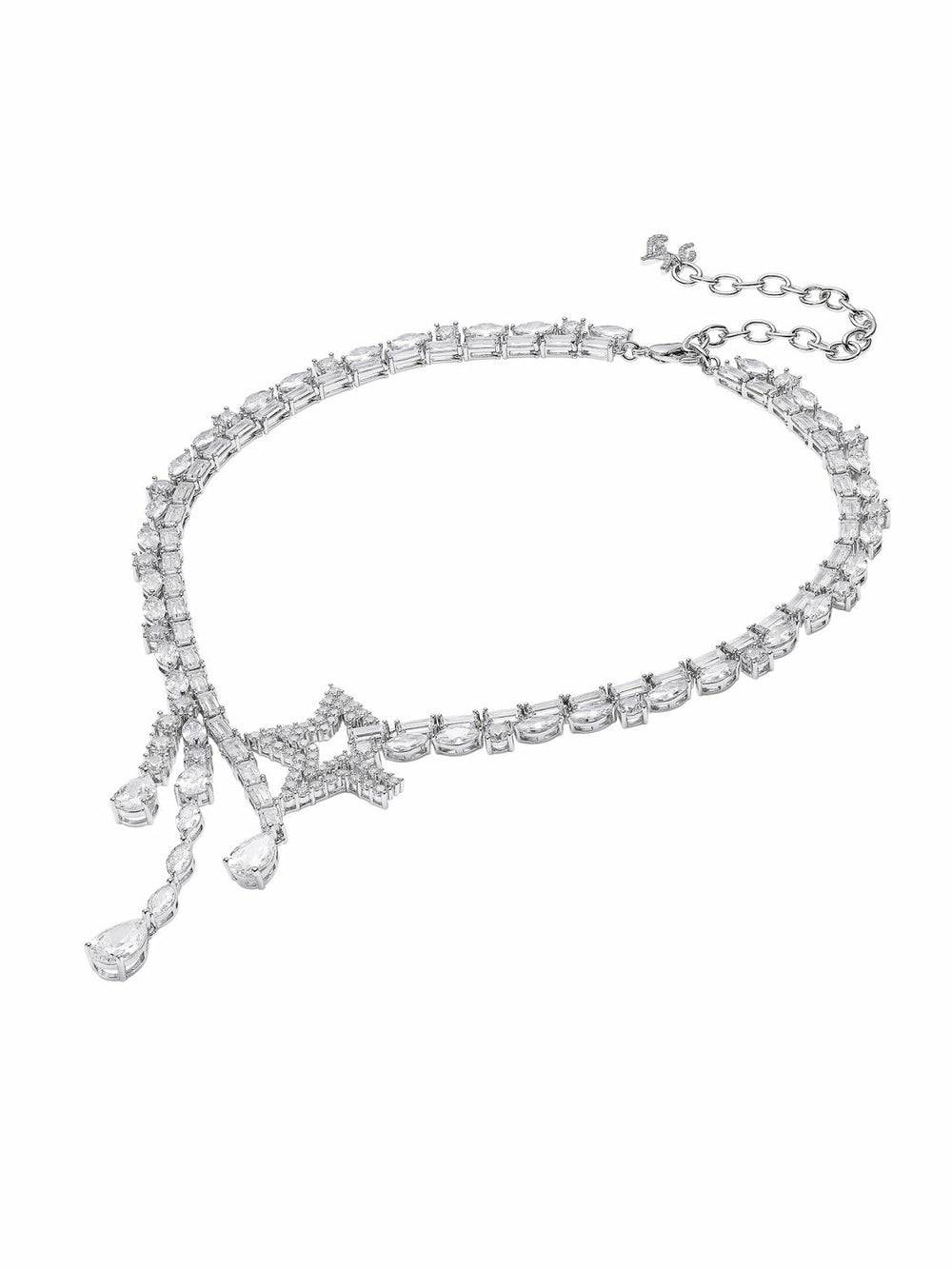 Ella Necklace: Silver Necklace for Cocktail Party | Nana Jacqueline