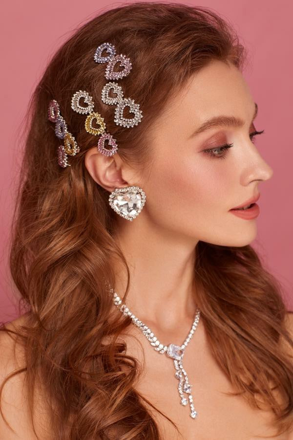 Clara Drop Choker Necklace: Silver Choker for Wedding After-Party | Nana Jacqueline