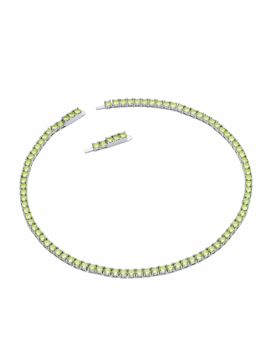 Alexandra Necklace: Green Necklace for Cocktail Party | Nana Jacqueline