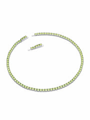 Alexandra Necklace: Green Necklace for Cocktail Party | Nana Jacqueline
