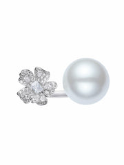 Celina Pearl Flower White Ring | Nana Jacqueline