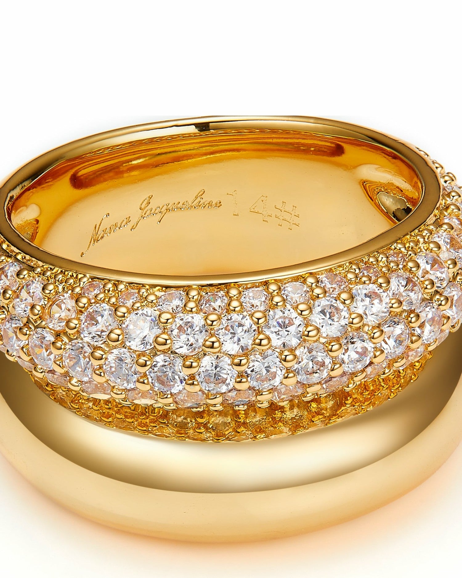 Théa Ring: Gold Ring for Evening Events | Nana Jacqueline
