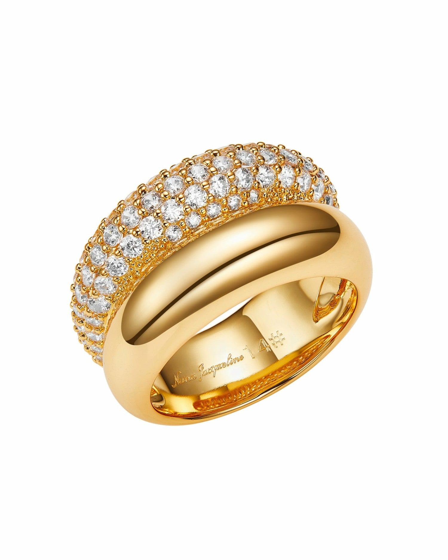 Théa Ring: Gold Ring for Evening Events | Nana Jacqueline