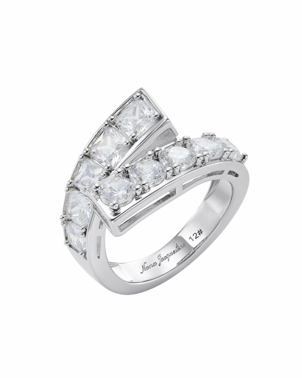 Nicolette Ring: White Ring for Cocktail Party | Nana Jacqueline