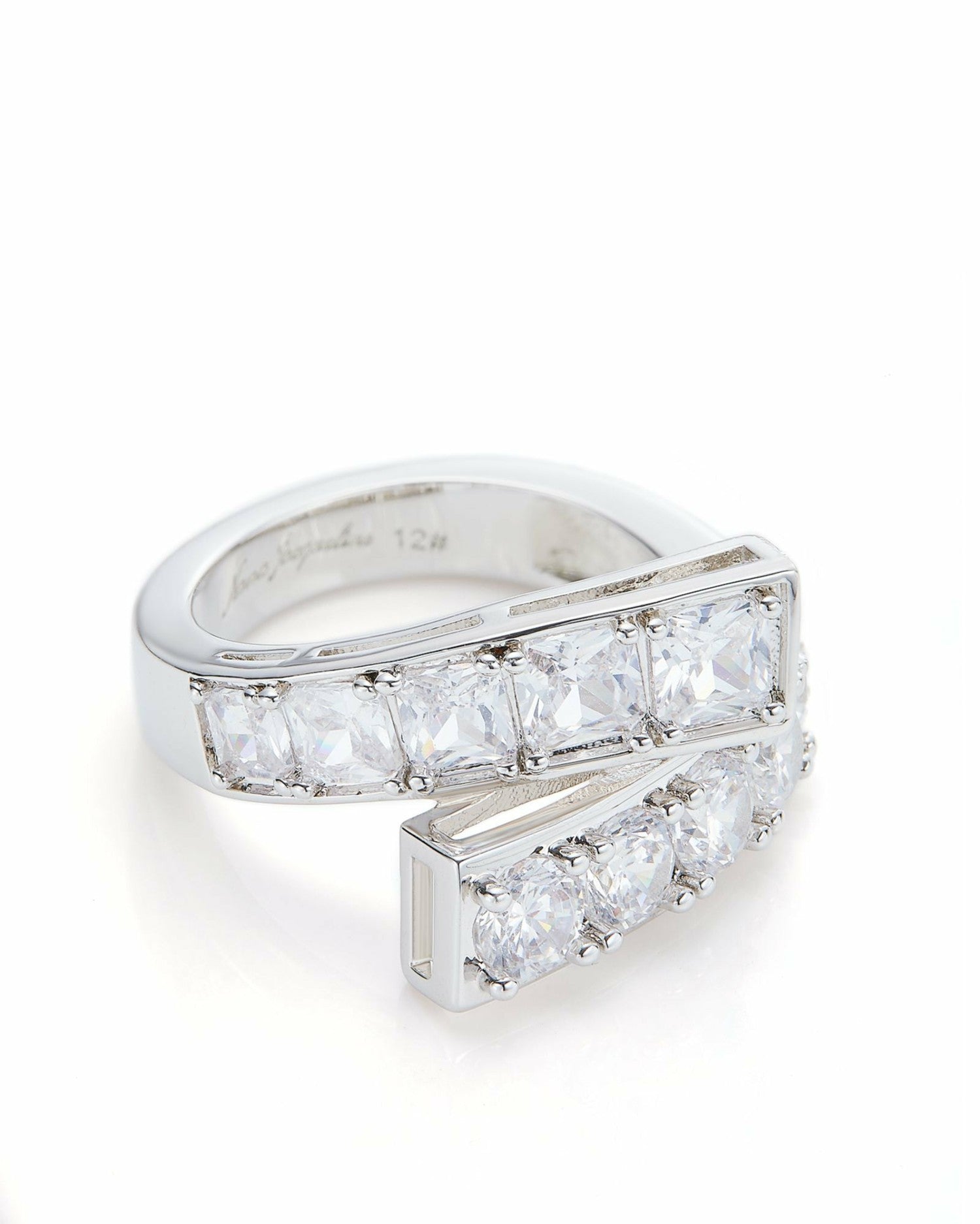 Nicolette Ring: White Ring for Cocktail Party | Nana Jacqueline