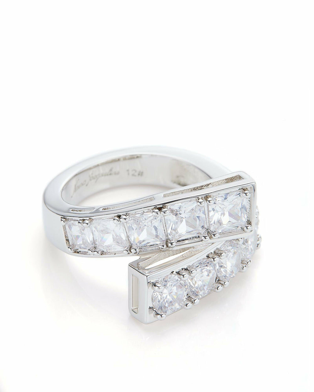 Nicolette Ring: White Ring for Cocktail Party | Nana Jacqueline