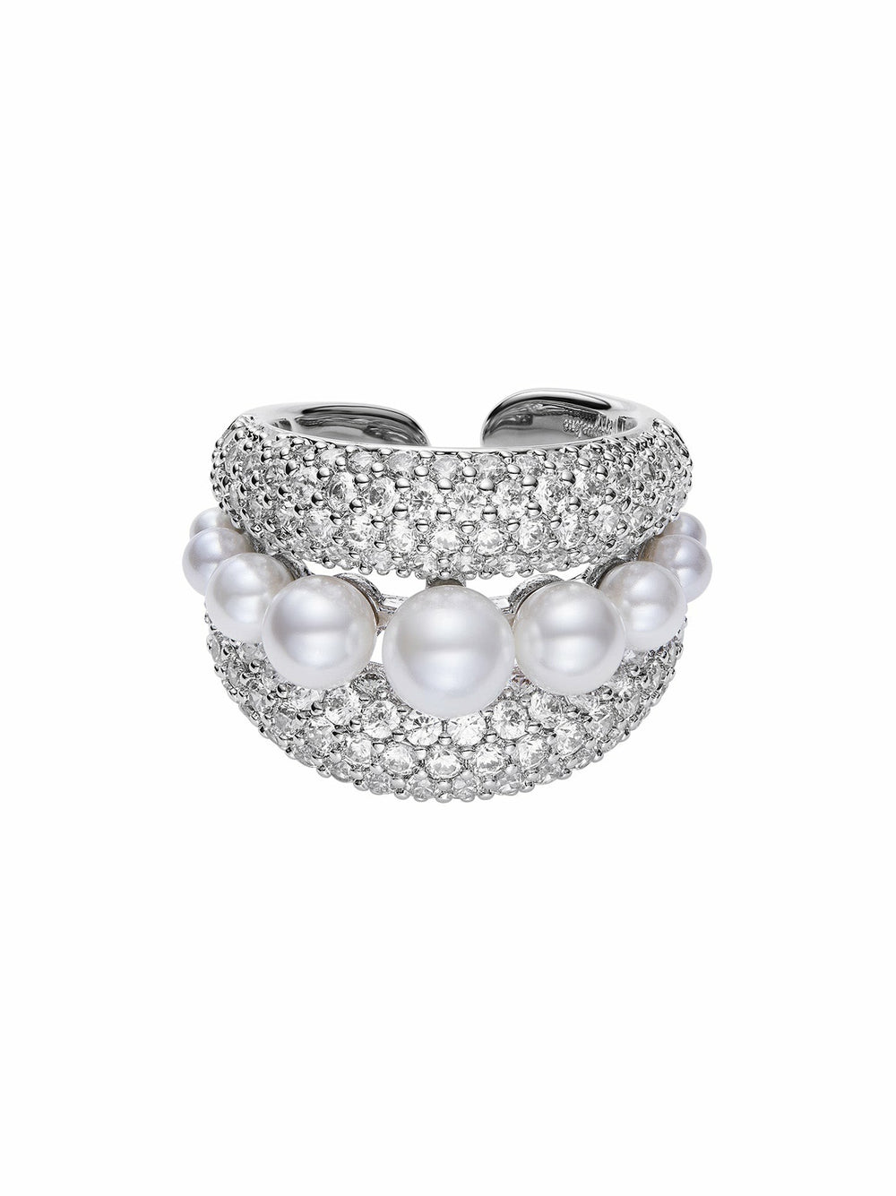 Talia Ring: White Ring for Engagement Party | Nana Jacqueline