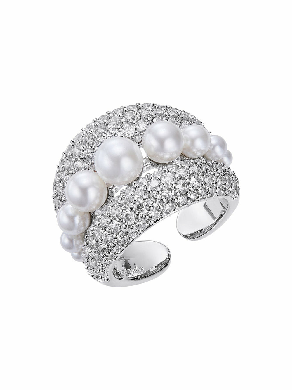 Talia Ring: White Ring for Engagement Party | Nana Jacqueline
