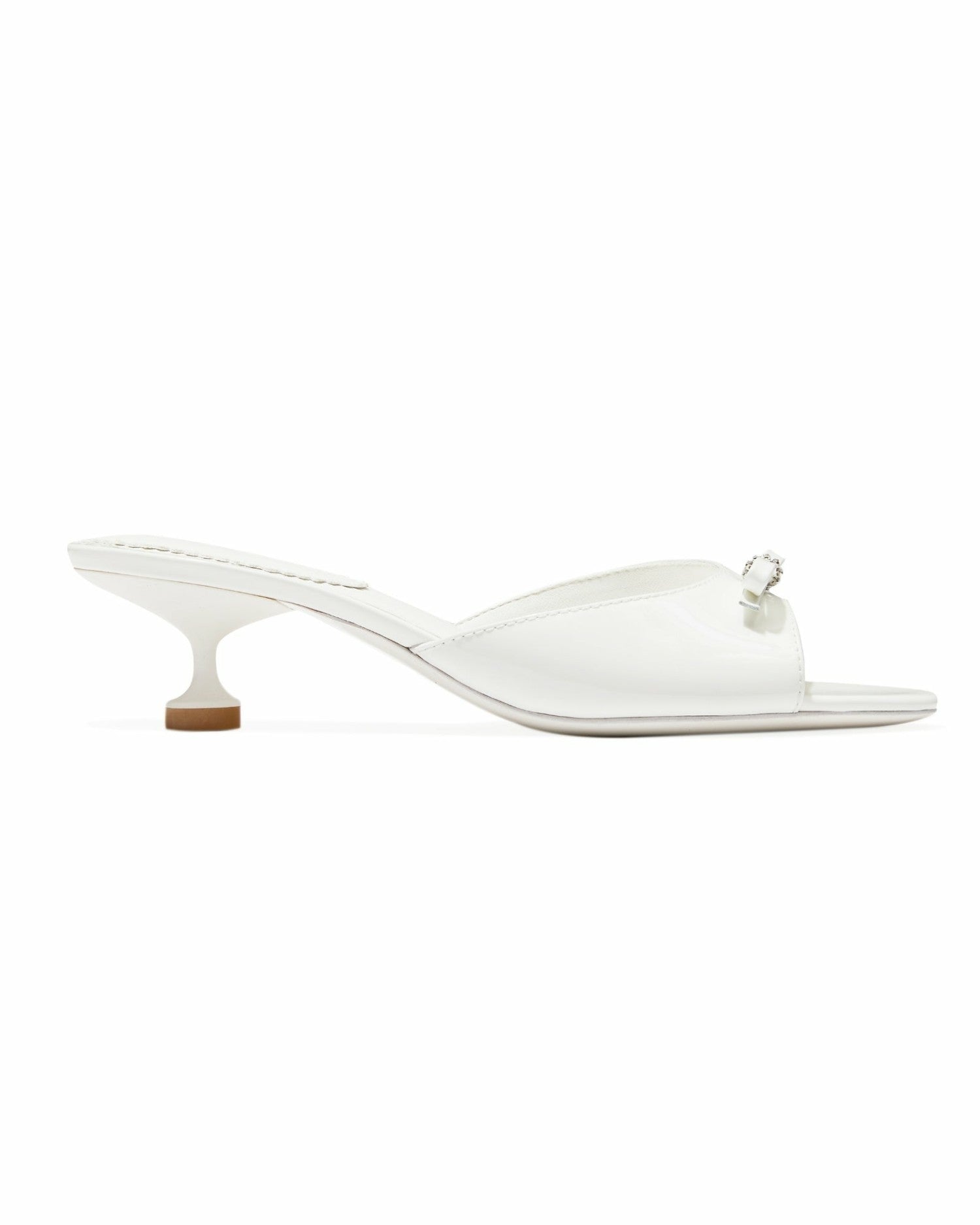 Ella Heart Shoes: White Heels for Bridal Shower | Nana Jacqueline