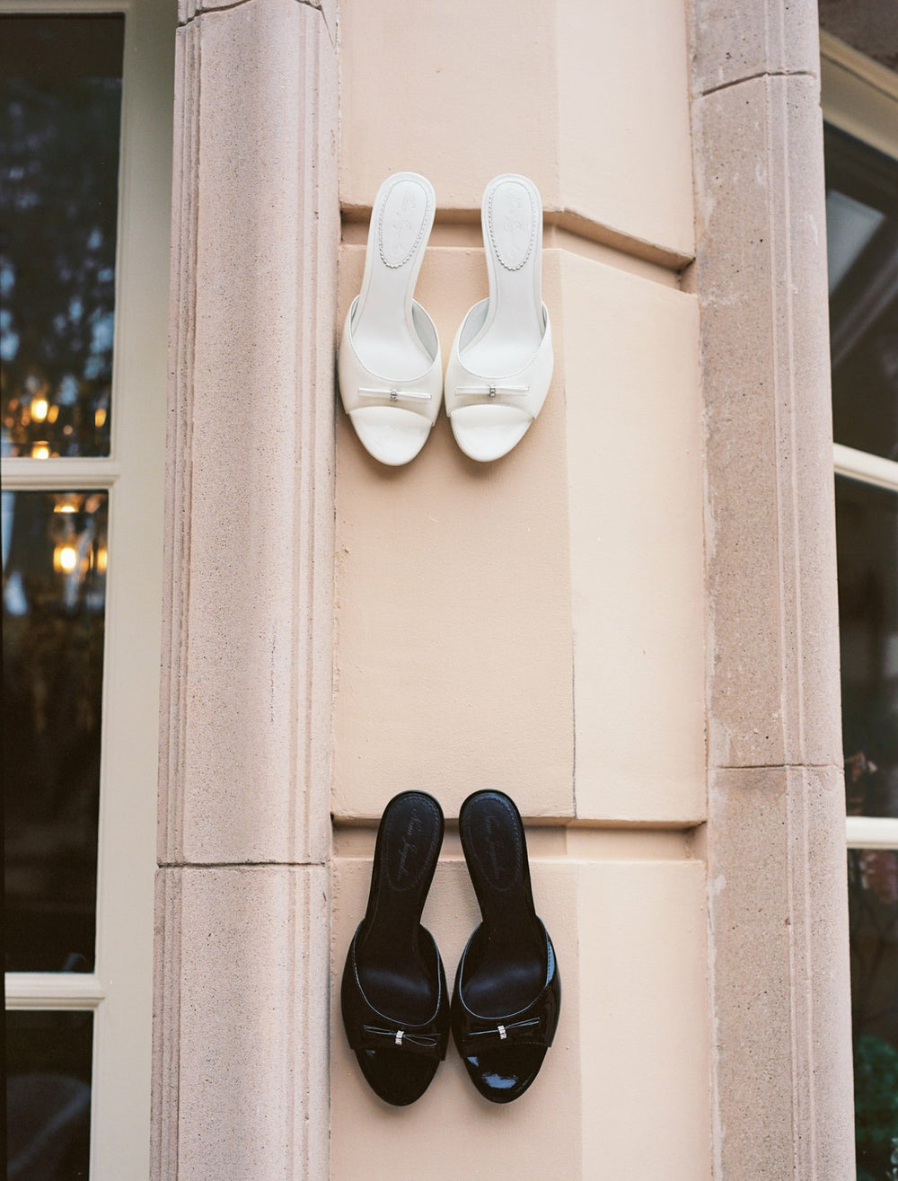 Ella Heart Shoes: White Heels for Bridal Shower | Nana Jacqueline