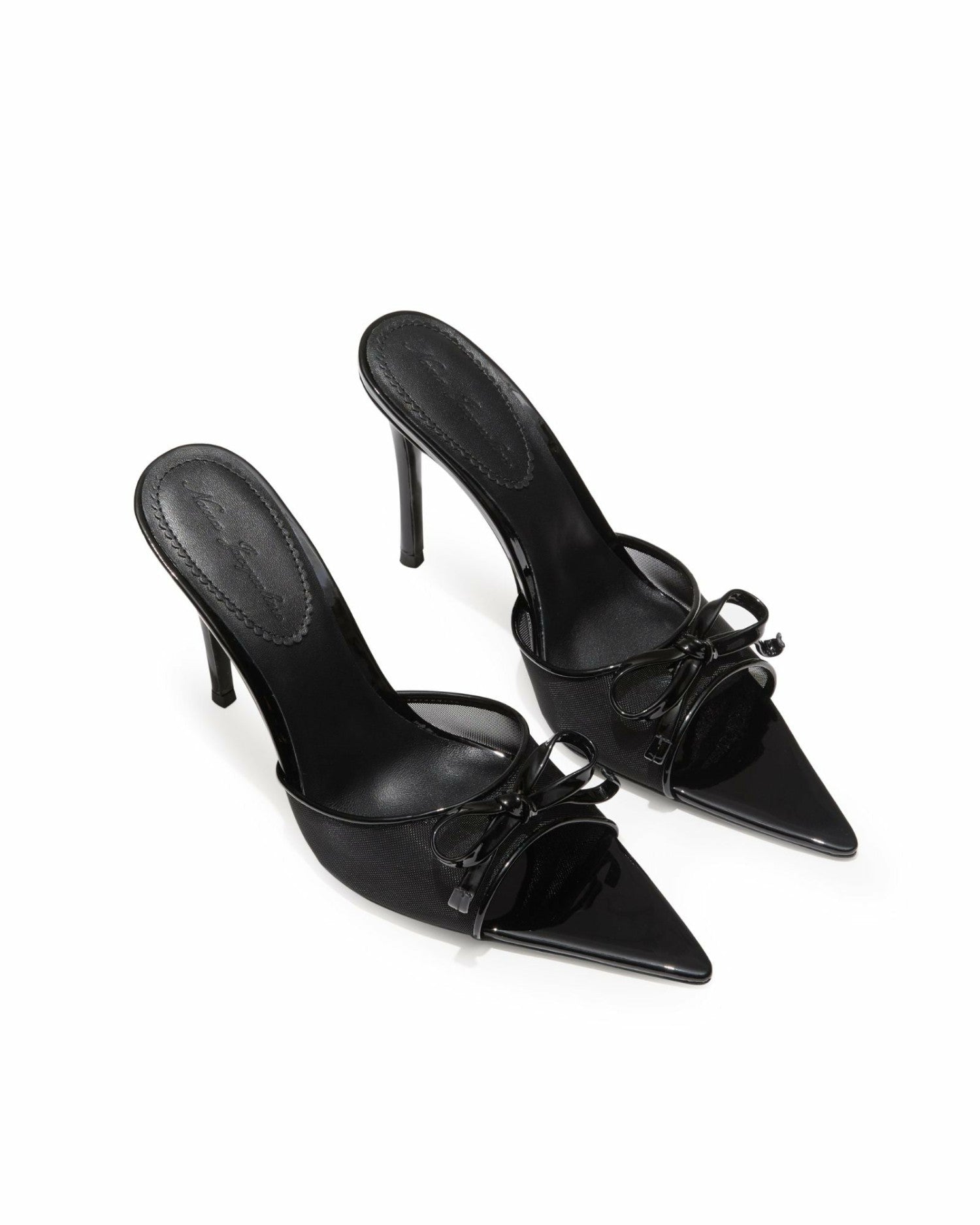 Evie Bow Heels: Black Heels for Cocktail Party | Nana Jacqueline