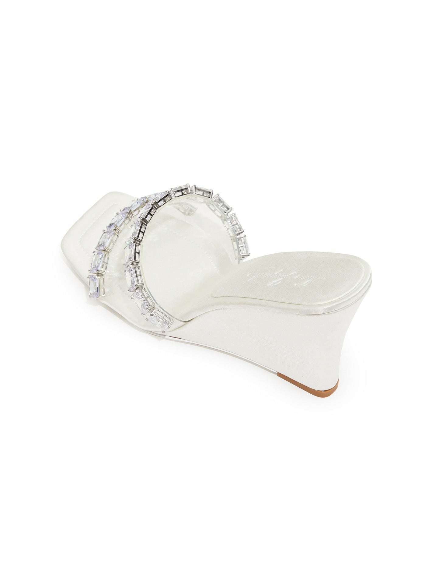 Cassandra Diamond Heels: White Heels for Bridal Shower | Nana Jacqueline