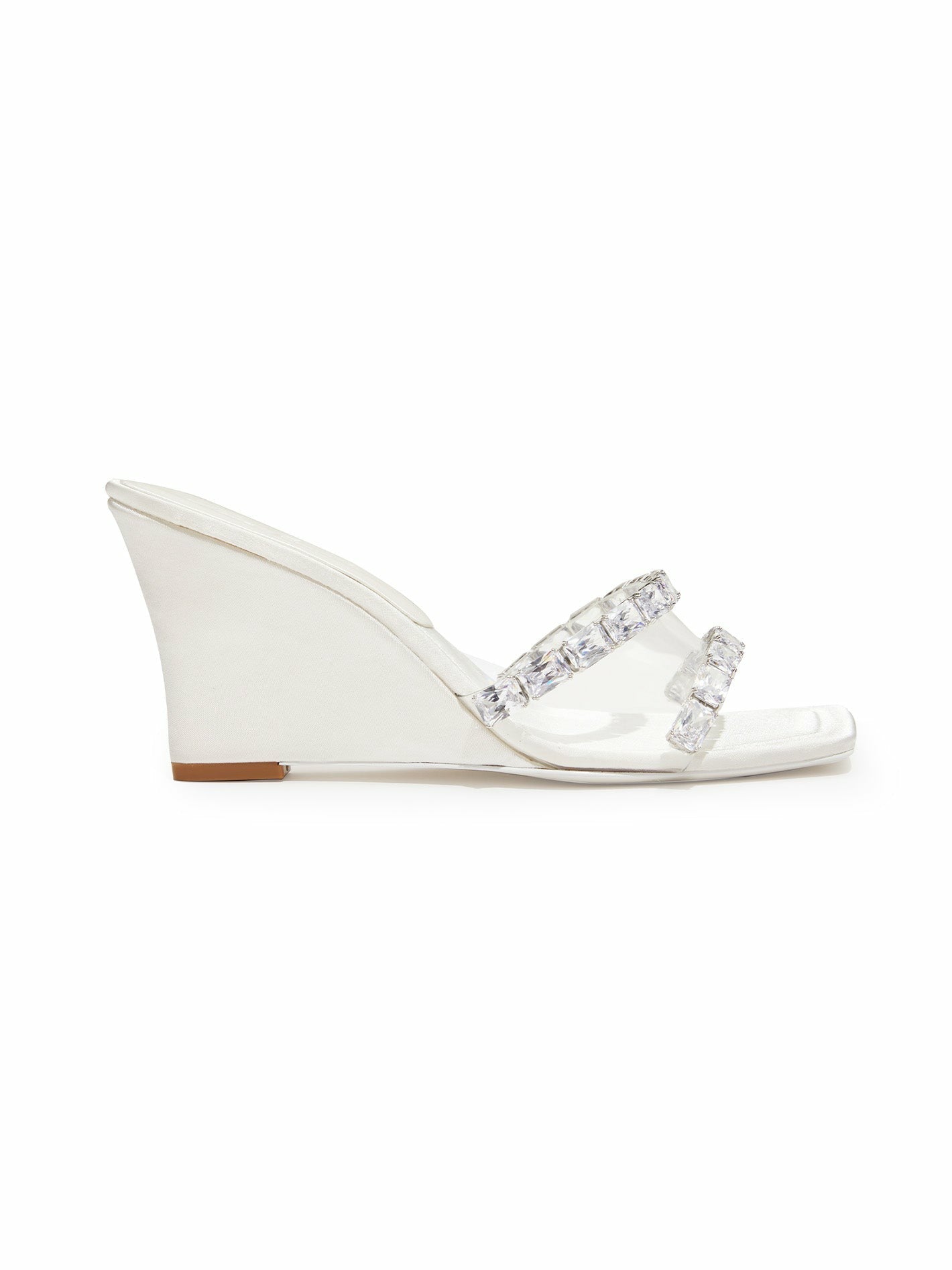Cassandra Diamond Heels: White Heels for Bridal Shower | Nana Jacqueline