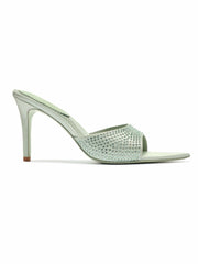 Kate Diamond Heels: Green Heels for Cocktail Party | Nana Jacqueline