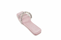 Alexandra Diamond Sandals: Pink Sandals for Vacation Resort | Nana Jacqueline